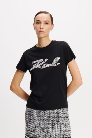 T-shirt en coton biologique - Noir