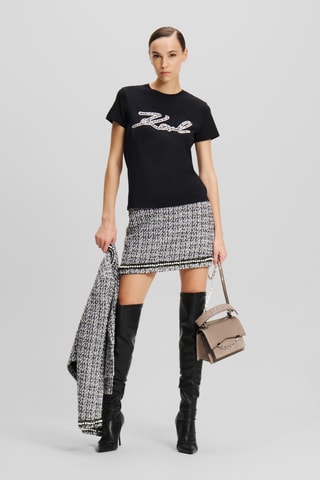 T-shirt en coton biologique - Noir