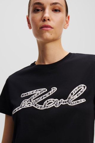T-shirt en coton biologique - Noir