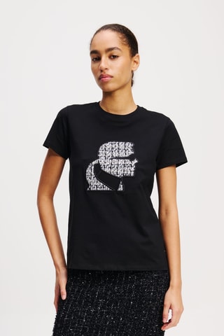 T-shirt en coton biologique - Noir