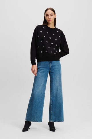 Sweat en coton biologique - Noir