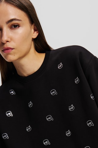 Sweat en coton biologique - Noir