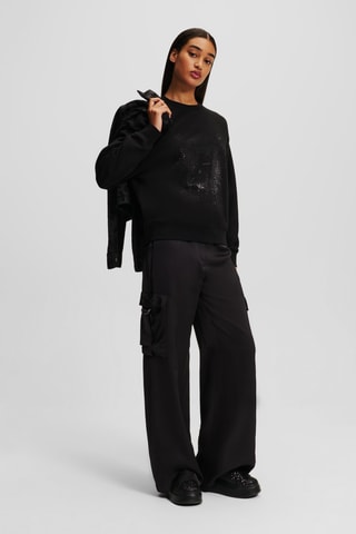 Sweat en coton biologique - Noir