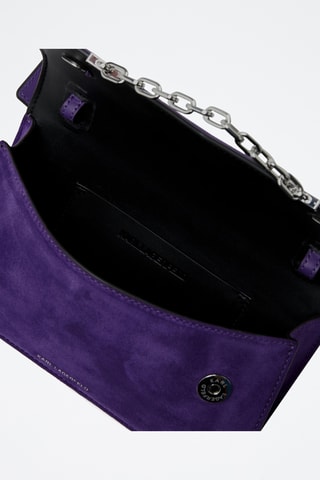 Sac à main en cuir - Violet