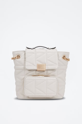 Sac à dos en cuir - Blanc