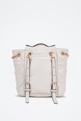 Sac à dos en cuir - Blanc