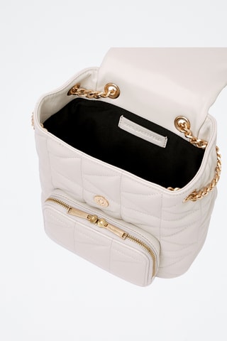 Sac à dos en cuir - Blanc