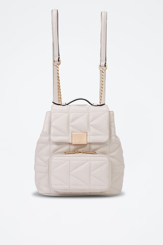 Sac à dos en cuir - Blanc