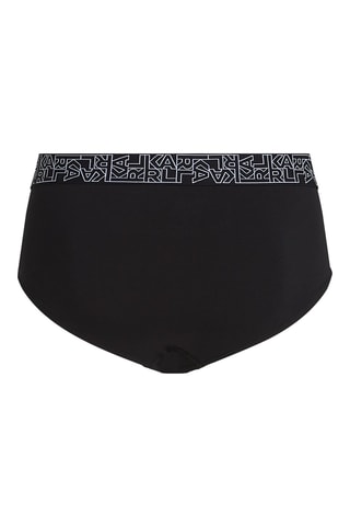 3 slips en coton biologique - Noir