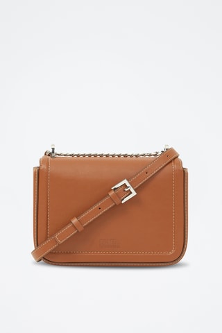 Sac bandoulière en cuir - Marron