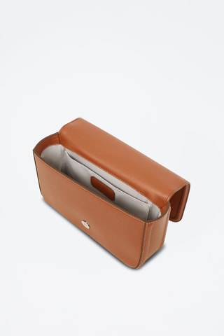 Sac bandoulière en cuir - Marron