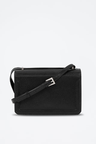 Sac bandoulière en cuir - Noir