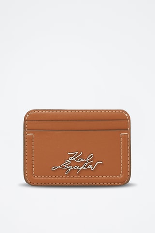 Porte-cartes en cuir - Marron