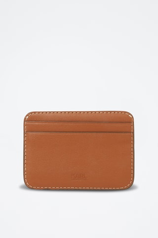 Porte-cartes en cuir - Marron