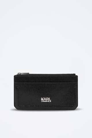 Porte-cartes en cuir - Noir