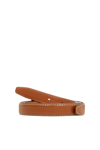Ceinture en cuir - Marron