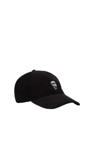 Casquette en velours - Noir