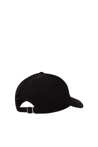 Casquette en velours - Noir