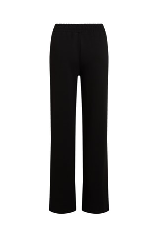 Pantalon wide legs en coton biologique - Noir