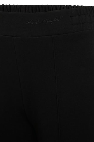 Pantalon wide legs en coton biologique - Noir
