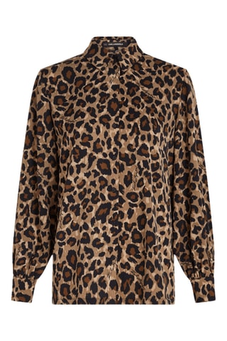 Chemisier - Beige et marron