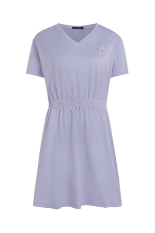 Robe patineuse en coton biologique - Mauve