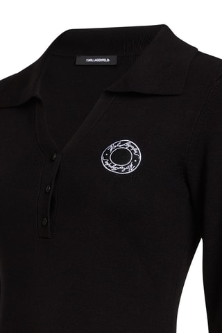 Robe polo - Noir