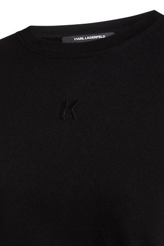 Robe droite en coton biologique - Noir