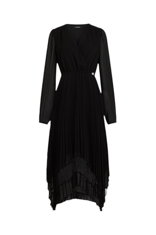 Robe plissée - Noir