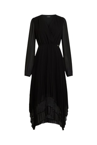 Robe plissée - Noir