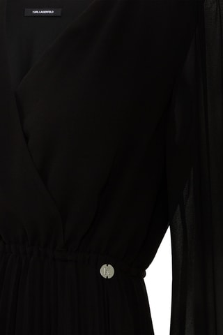 Robe plissée - Noir