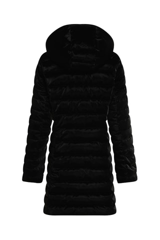 Doudoune longue à capuche - Noir