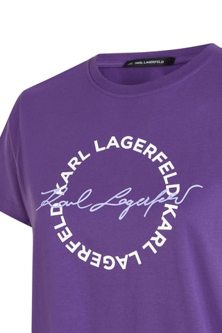 T-shirt en coton biologique - Violet