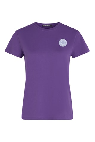T-shirt en coton biologique - Violet