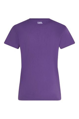 T-shirt en coton biologique - Violet