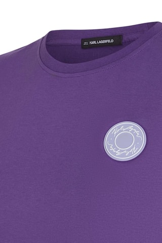 T-shirt en coton biologique - Violet