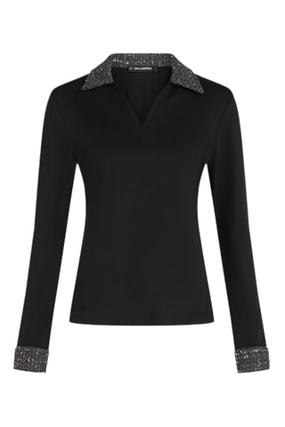 Polo en coton biologique - Noir