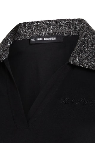 Polo en coton biologique - Noir