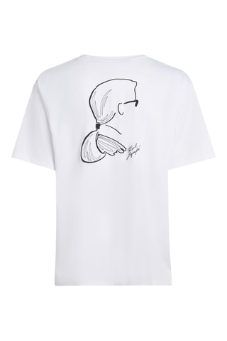 T-shirt relaxed en coton biologique - Blanc