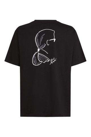 T-shirt relaxed en coton biologique - Noir