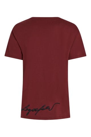 T-shirt en coton biologique - Bordeaux