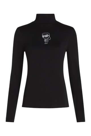 Top en coton biologique - Noir