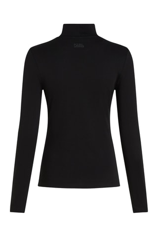 Top en coton biologique - Noir