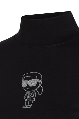 Top en coton biologique - Noir