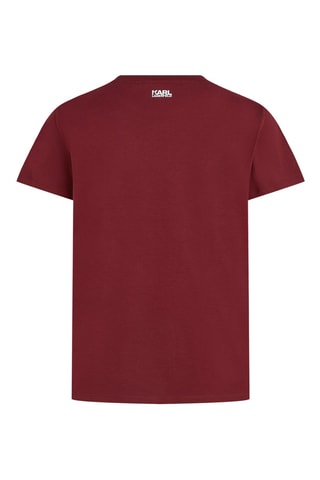 T-shirt en coton biologique - Bordeaux