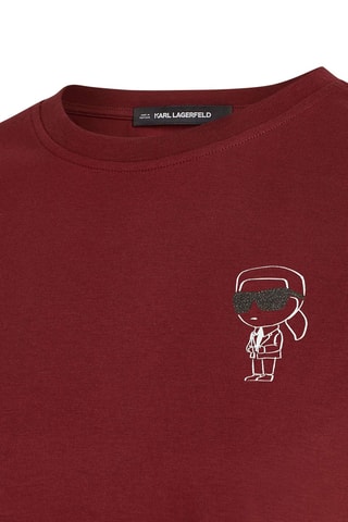 T-shirt en coton biologique - Bordeaux