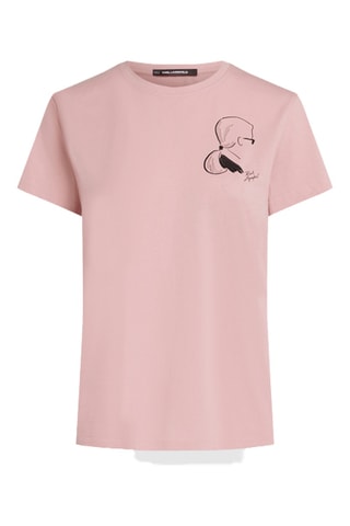 T-shirt en coton biologique - Rose