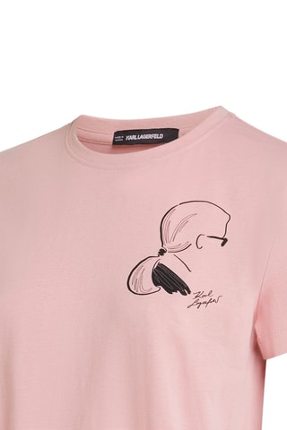 T-shirt en coton biologique - Rose