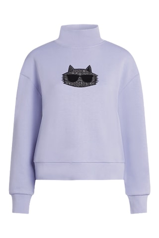 Sweat en coton biologique - Violet
