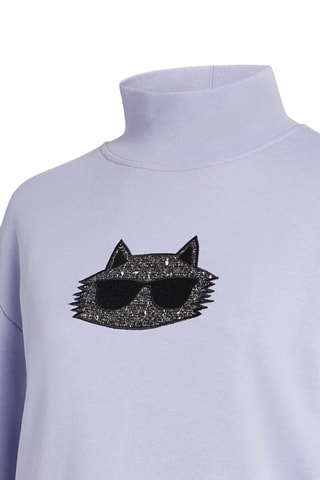 Sweat en coton biologique - Violet